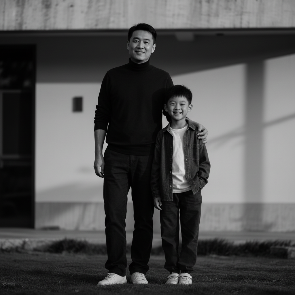 blackwhite style portrait