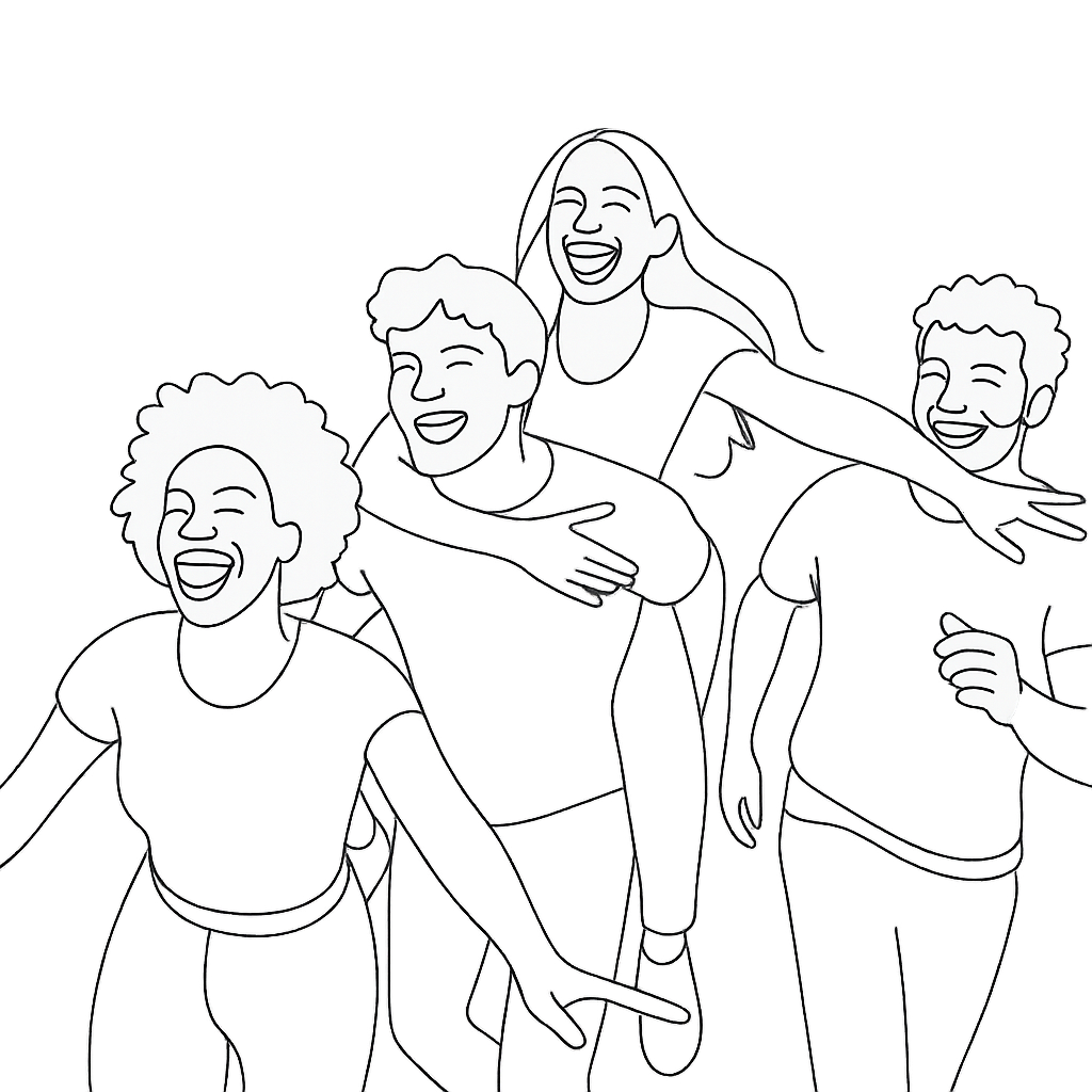ミニマル線画 line art example