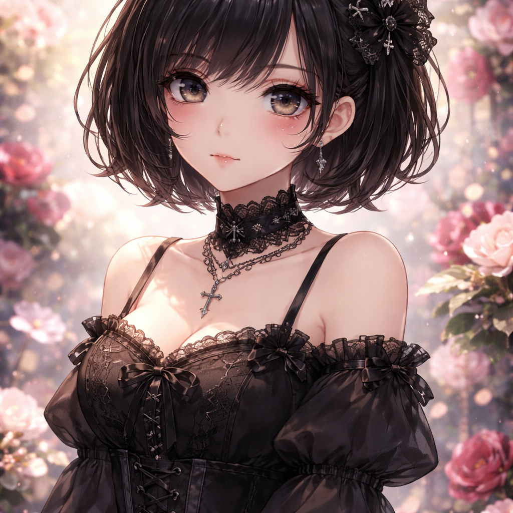 guerade pelo corto y negro y estilo anime un poco gotica guerade pelo corto y negro y estilo anime un poco gotica