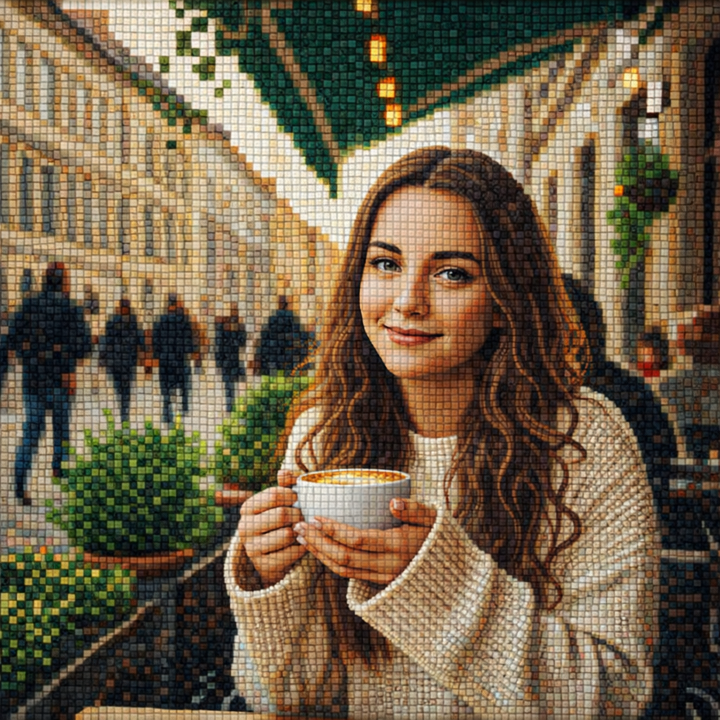 Mosaic Art style example