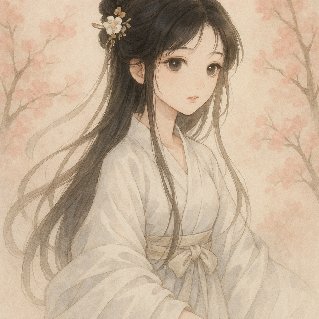 中国古风，白衣飘飘