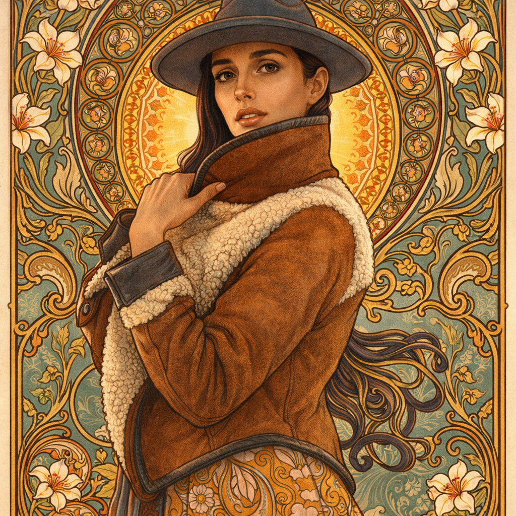 Alphonse Mucha style example