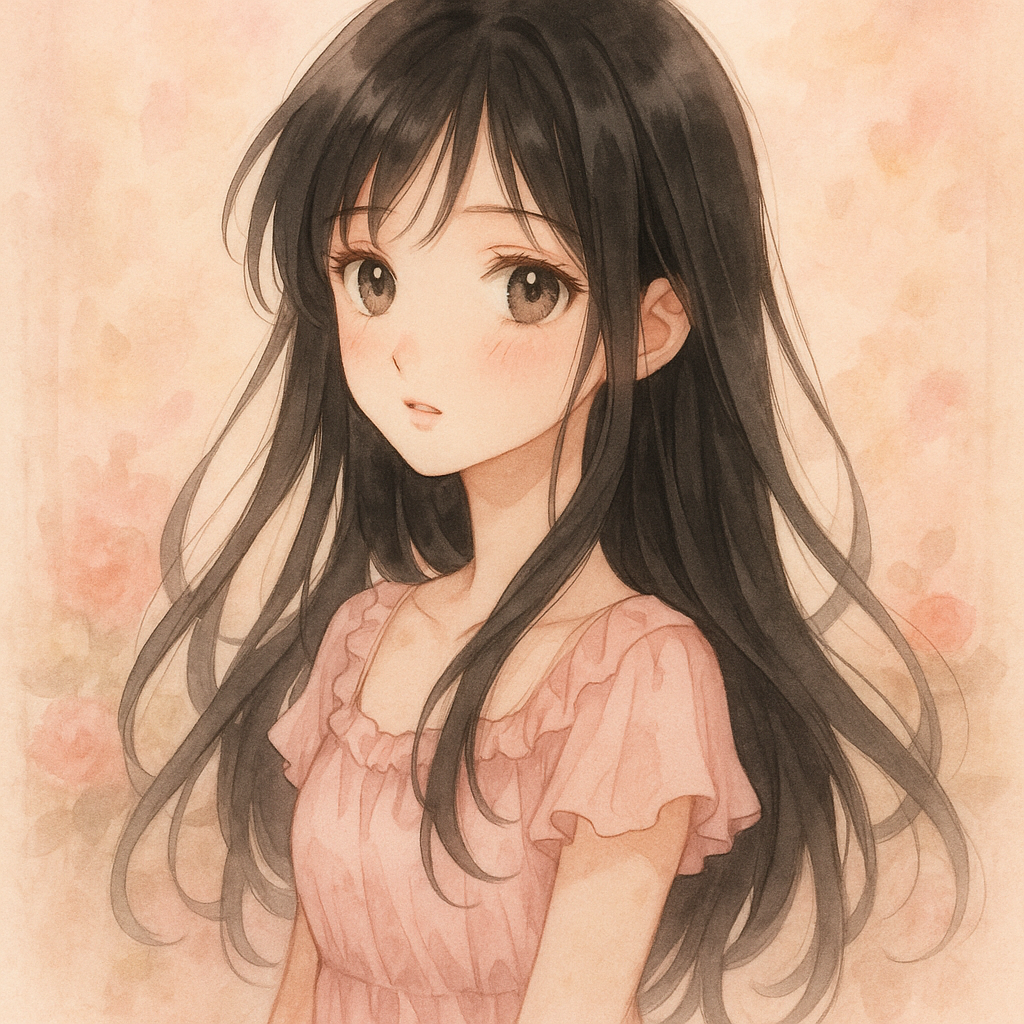 黑色长发