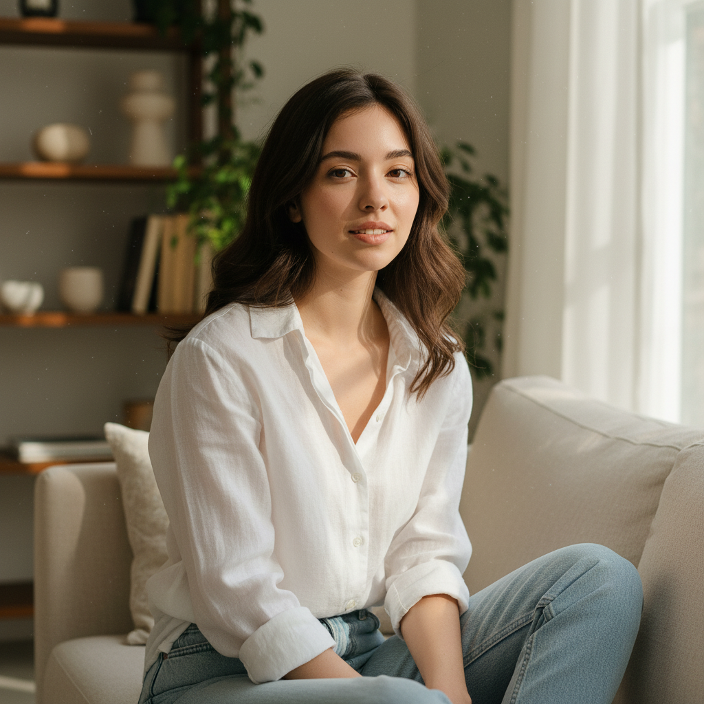 natural style portrait